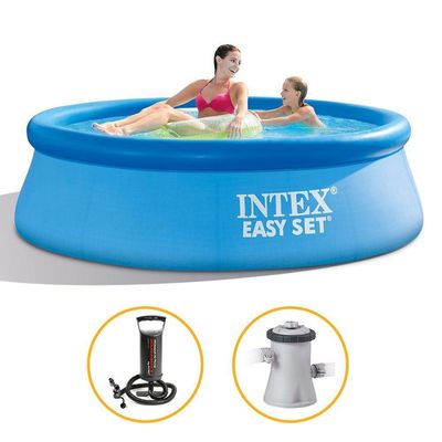 Piscina Inflável Easy Set Litros Com Bomba + Filtro 220v Intex