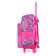 Mochila Escolar Feminina de Rodinhas Barbie Premium U / Azul