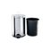 Lixeira Pedal E Balde 20l Linha Decorline Inox