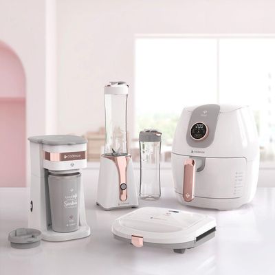 Kit Cadence Dream Rosé Gold Fritadeira E Cafeteira 110V