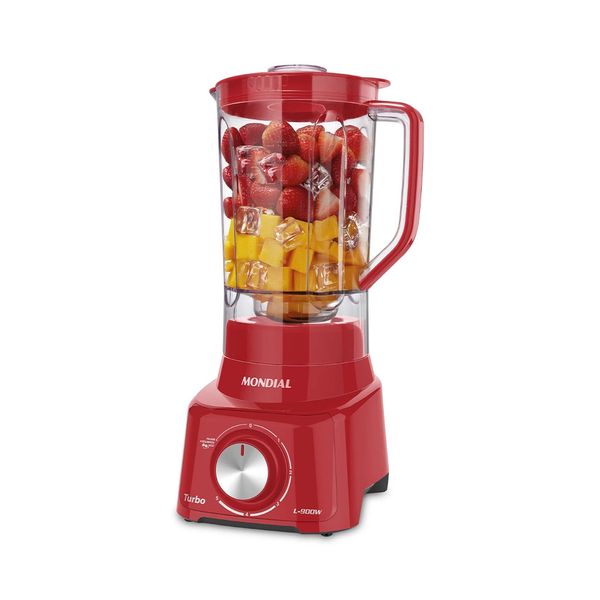Liquidificador Mondial Turbo L-900 FR Vermelho - 220V