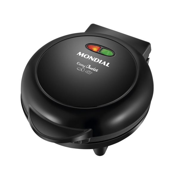 Omeleteira Elétrica Mondial Easy Omelet OM-02 Preta 2 Unidades - 220V