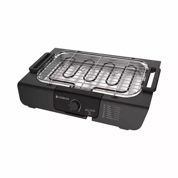 Churrasqueira Elétrica Cadence Grill Menu GRL810 - 127V Churrasqueira Elétrica Cadence Grill Menu GRL810 - 127V
