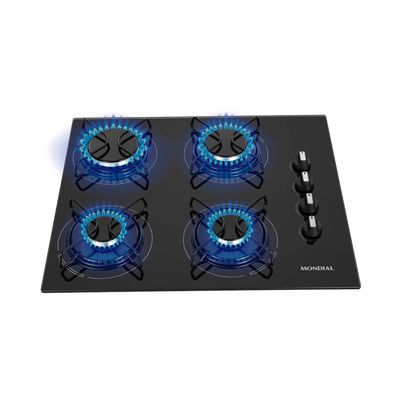 Cooktop a Gás Mondial 4 Bocas By Pass CTG-01 - Bivolt