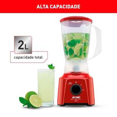 Liquidificador Arno Power Mix LQ11 Vermelho - 110V