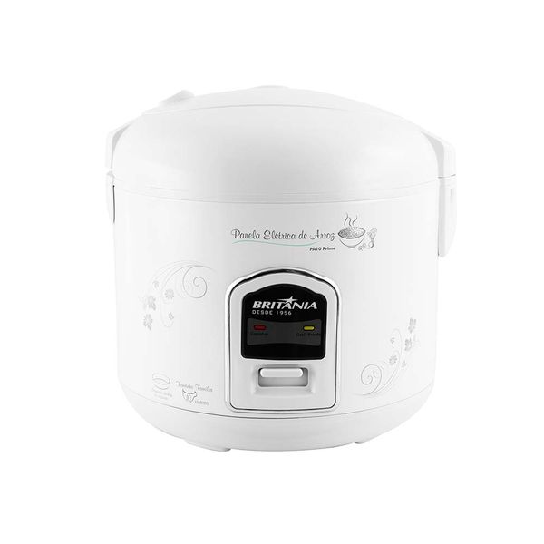 Panela de Arroz Britânia PA10 Prime Branca 10 Xícaras - 220V Panela de Arroz Britânia PA10 Prime Branca 10 Xícaras - 220V