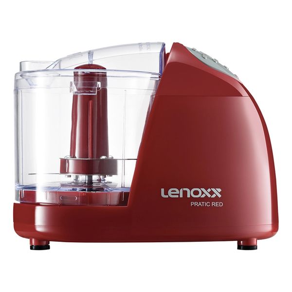 Miniprocessador de Alimentos Lenoxx Pratic Red PMP435 2 em 1 - 127V Miniprocessador de Alimentos Lenoxx Pratic Red PMP435 2 em 1 - 127V