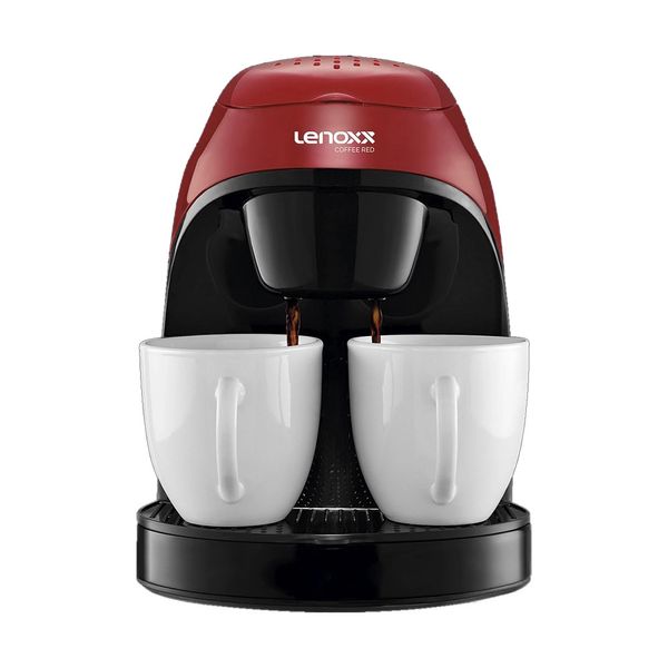 Cafeteira Elétrica Lenoxx Red Coffee PCA031 Vermelha 2 Xícaras - 220V
