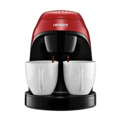 Cafeteira Elétrica Lenoxx Red Coffee PCA031 Vermelha 2 Xícaras - 127V