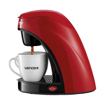 Cafeteira Elétrica Lenoxx Red Coffee PCA031 Vermelha 2 Xícaras - 127V