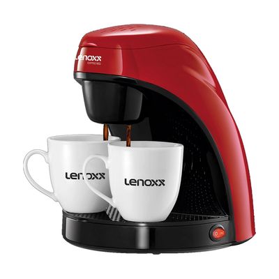 Cafeteira Elétrica Lenoxx Red Coffee PCA031 Vermelha 2 Xícaras - 127V
