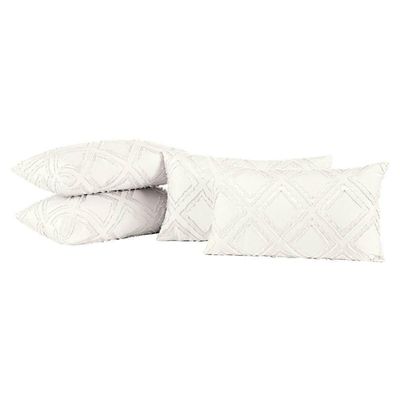 Capas De Almofadas Aveline 60cm X 30cm 04 Peças - Off White - Qualidade Impecável