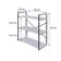 Estante C/03 Prateleiras 84x80x33cm Yon Branco Tx/est.preta Branco Tx/est.preta