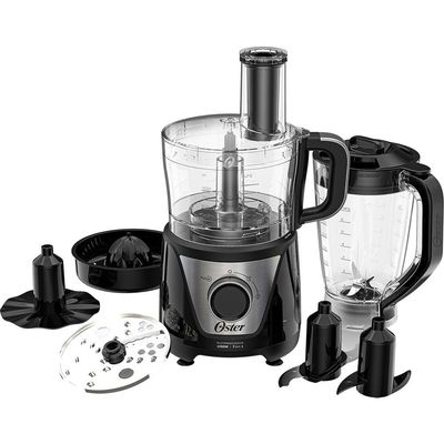 Multiprocessador De Alimentos Black 7 Em 1 Oster 220V