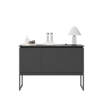 Buffet Moderno 3 Portas Londres Preto Onix