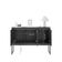Buffet Classico Com 3 Portas Veneza Preto Onix