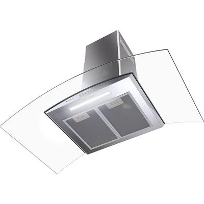 Coifa De Parede Cadence Inspire Vidro Curvo 90cm 110V