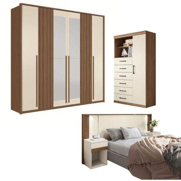 Conjunto Quarto Completo Atenas Jatoba