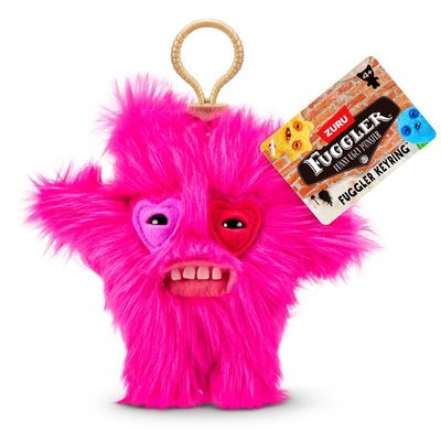 Chaveiro de Pelúcia Fuggler Key Rings 13cm - Rosa