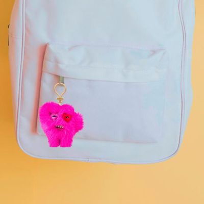 Chaveiro de Pelúcia Fuggler Key Rings 13cm - Rosa