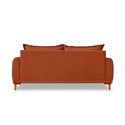 Sofá 3 Lugares Lisboa Bouclé Terracota 220 cm