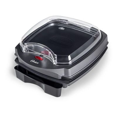 Grill Elétrico Burguer Oster 2 Em 1 Com Estufa 110V