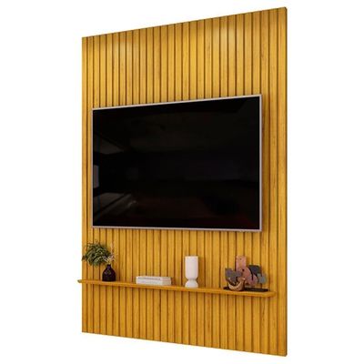 Painel 65 Pol 183cm Suspenso Ripado Noah D04 Cedro - Mpozenato