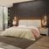 Cabeceira King Estofada Com Led Boucle Bege