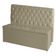 Kit Cabeceira De Cama Box E Calçadeira Baú Paris King 195 Cm 195 X126 Capitonê Courino Bege Do Lar Móveis