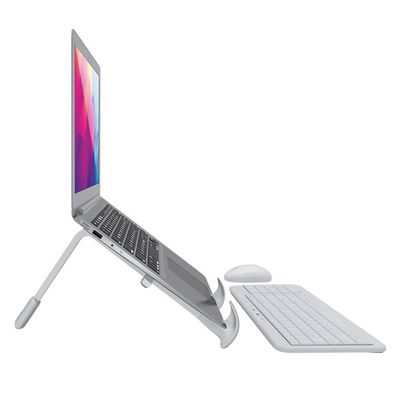 Suporte Para Notebook Até 16 Octoo Litestand Lnote Prateado