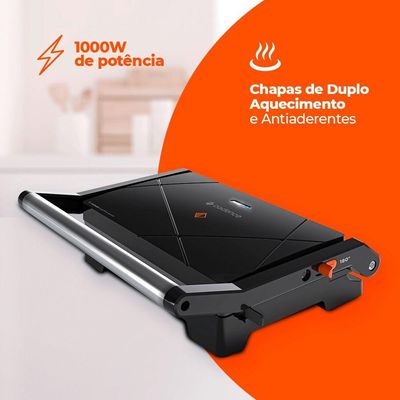 Grill Cadence Multiuso Contrast 110V