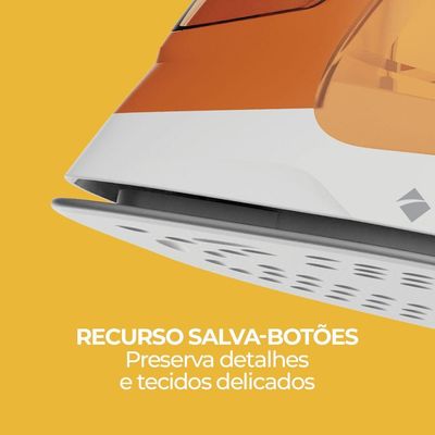 Ferro De Passar Cadence 2 Em 1 Laranja 110V