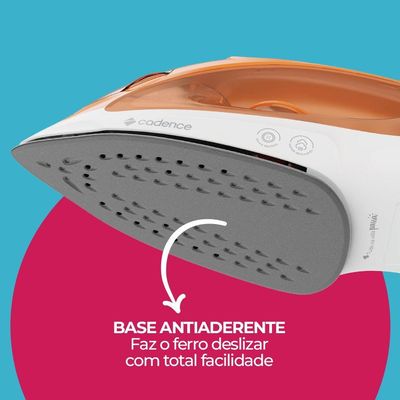 Ferro De Passar Cadence 2 Em 1 Laranja 110V