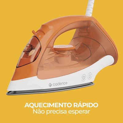 Ferro De Passar Cadence 2 Em 1 Laranja 110V