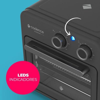 Fritadeira 9L Cadence Classicook Forno E Fryer 2 Em 1 110V