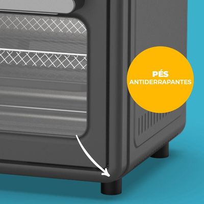 Fritadeira 9L Cadence Classicook Forno E Fryer 2 Em 1 110V