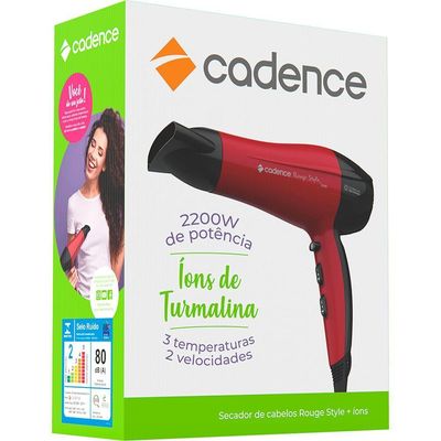 Secador De Cabelos Cadence Rouge Style Ii 110V