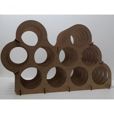 Mini Adega Mdf Para 10 Garrafas