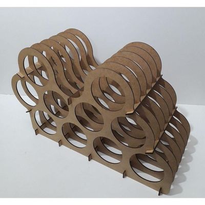 Mini Adega Mdf Para 10 Garrafas