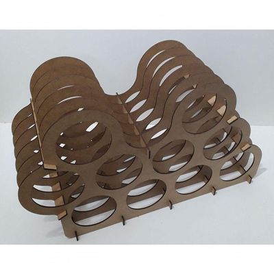 Mini Adega Mdf Para 10 Garrafas