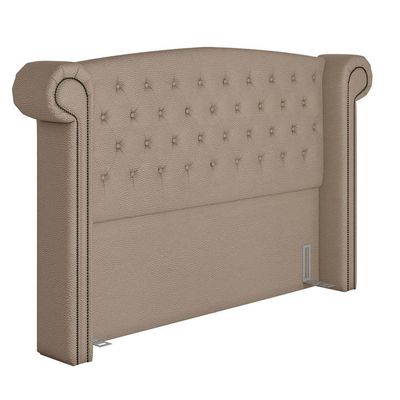Cabeceira Cama Casal 140cm Provença P02 Linho Bege - Mpozenato
