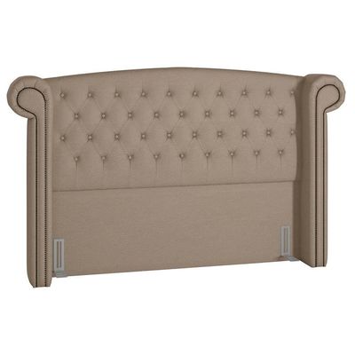 Cabeceira Cama Casal 140cm Provença P02 Linho Bege - Mpozenato