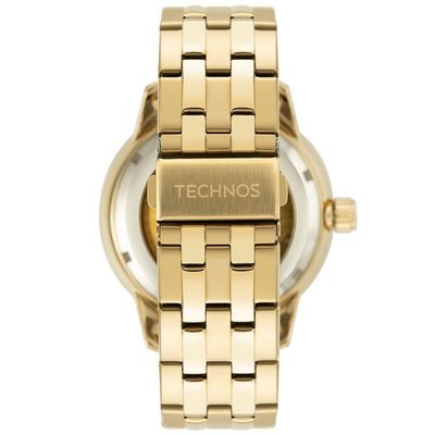 Relógio Technos Masculino Automatico Dourado - G3265aa/1p G3265aa/1p