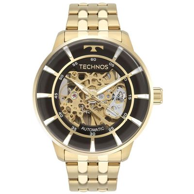 Relógio Technos Masculino Automatico Dourado - G3265aa/1p G3265aa/1p