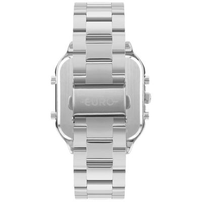 Relógio Euro Feminino Fashion Fit Sporty Prata - Eubj3890aav-4c Eubj3890aav-4c