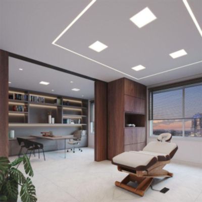 Painel Comfort Embutir Quadrado Avant Branco - 18w - 6500k Luz Branca