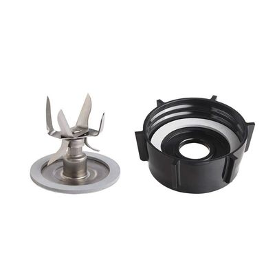 Conjunto Lâmina De 6 Facas Com Base Plástica E Anel De Vedação Para Liquidificadores Oster