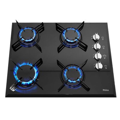 Cooktop a Gás Philco 4 Queimadores Cook Chef Bivolt Bivolt