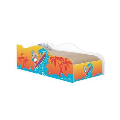 Mini Cama Fun Surfista Infantil Com Colchão