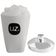 Porta Algodão E Cotonete Para Banheiro Pote Com Tampa Uz Branco 400ml